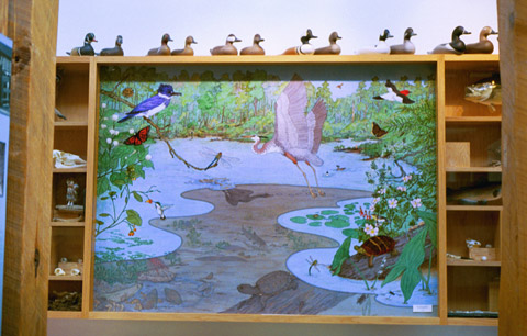 Yates millpond mural by Anne Marshall Runyon